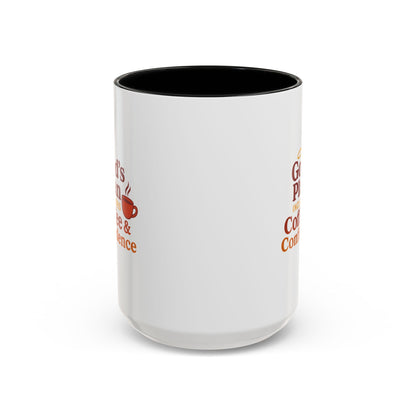 God's Plan Coffee Mug - Inspirational Gift for Coffee Lovers, Unique Christian Mug, Motivational Kitchen Decor, Coffee & Confidence