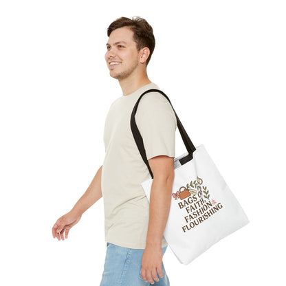 Faith & Fashion Tote Bag | Stylish Everyday Carry, Perfect for Gifts, Shopping, Church Events, and Personal Use