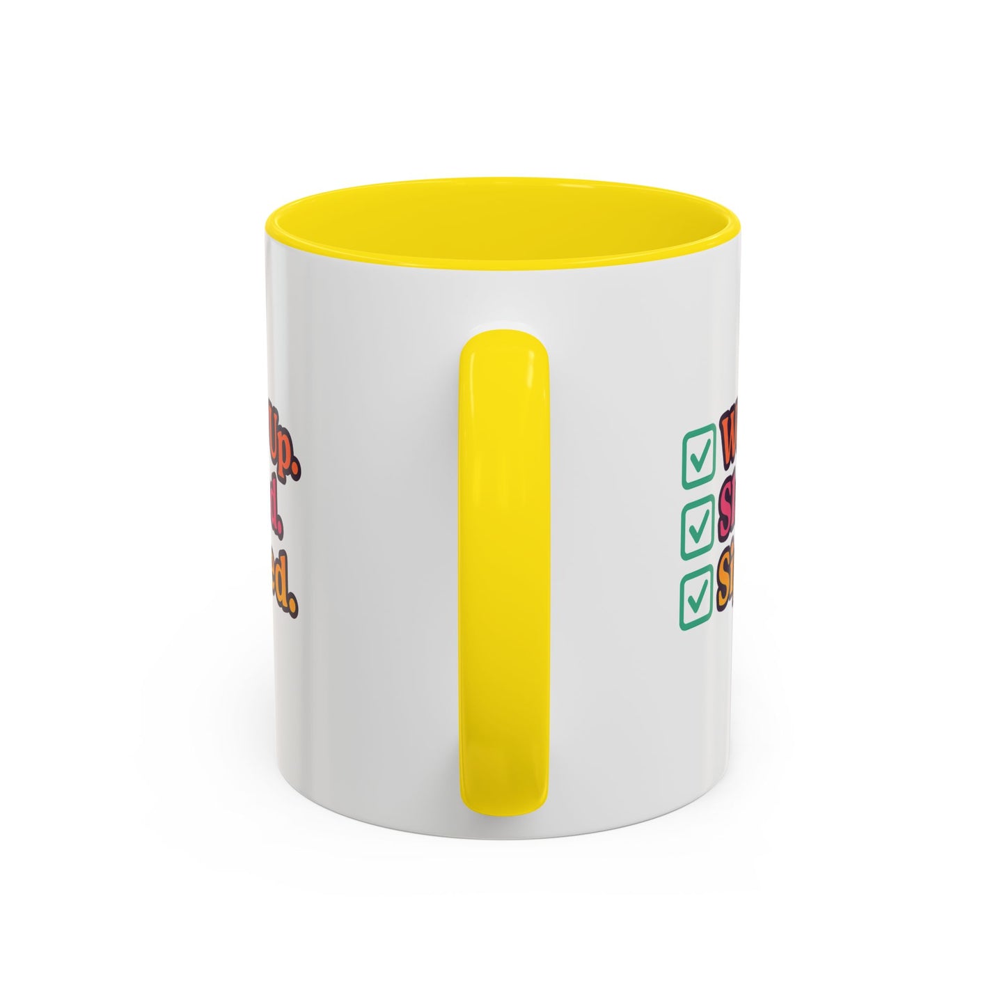 Woke Up Slayed Sipped Coffee Mug, Motivational Mug Gift, Fun Coffee Cup, Inspirational Office Mug, Morning Routine Mug