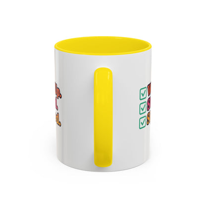 Woke Up Slayed Sipped Coffee Mug, Motivational Mug Gift, Fun Coffee Cup, Inspirational Office Mug, Morning Routine Mug