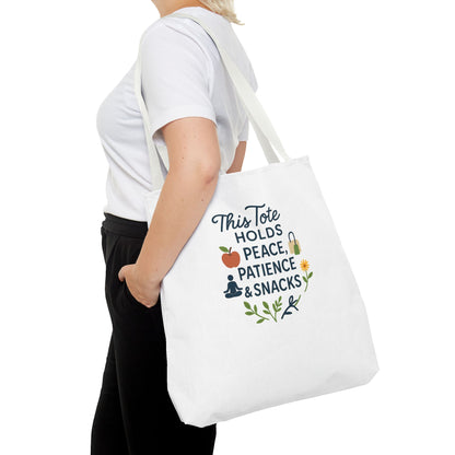 Peace & Patience Inspirational Tote Bag
