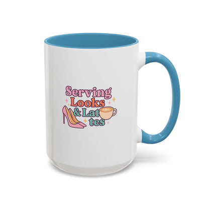 Chic Coffee Mug: Serving Looks & Lattes | Trendy Gift for Coffee Lovers, Fashion Enthusiasts, Housewarming, Birthdays, Mom's Day