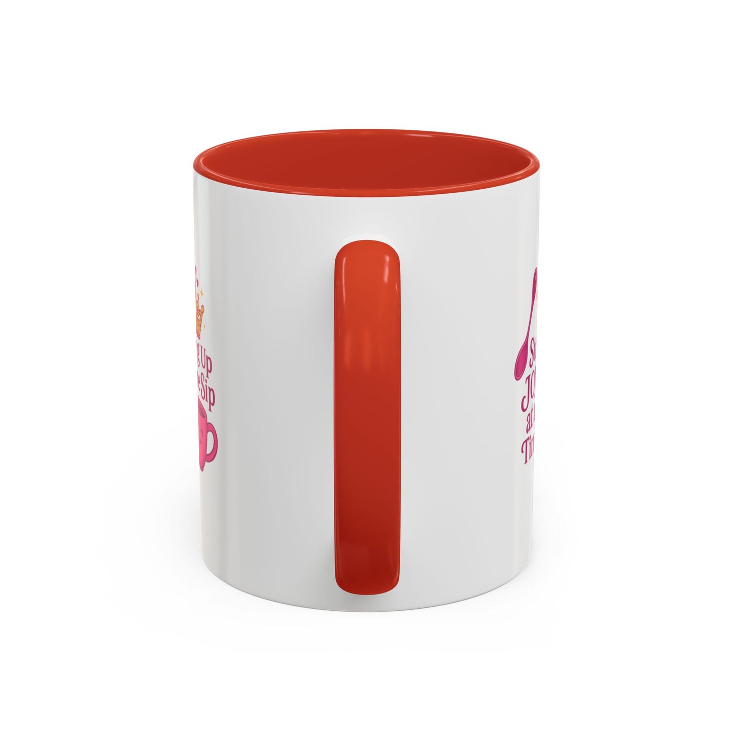 Joyful Crown Accent Coffee Mug | Perfect for Birthdays, Gifts, Home Decor, Coffee Lovers, Daily Motivation