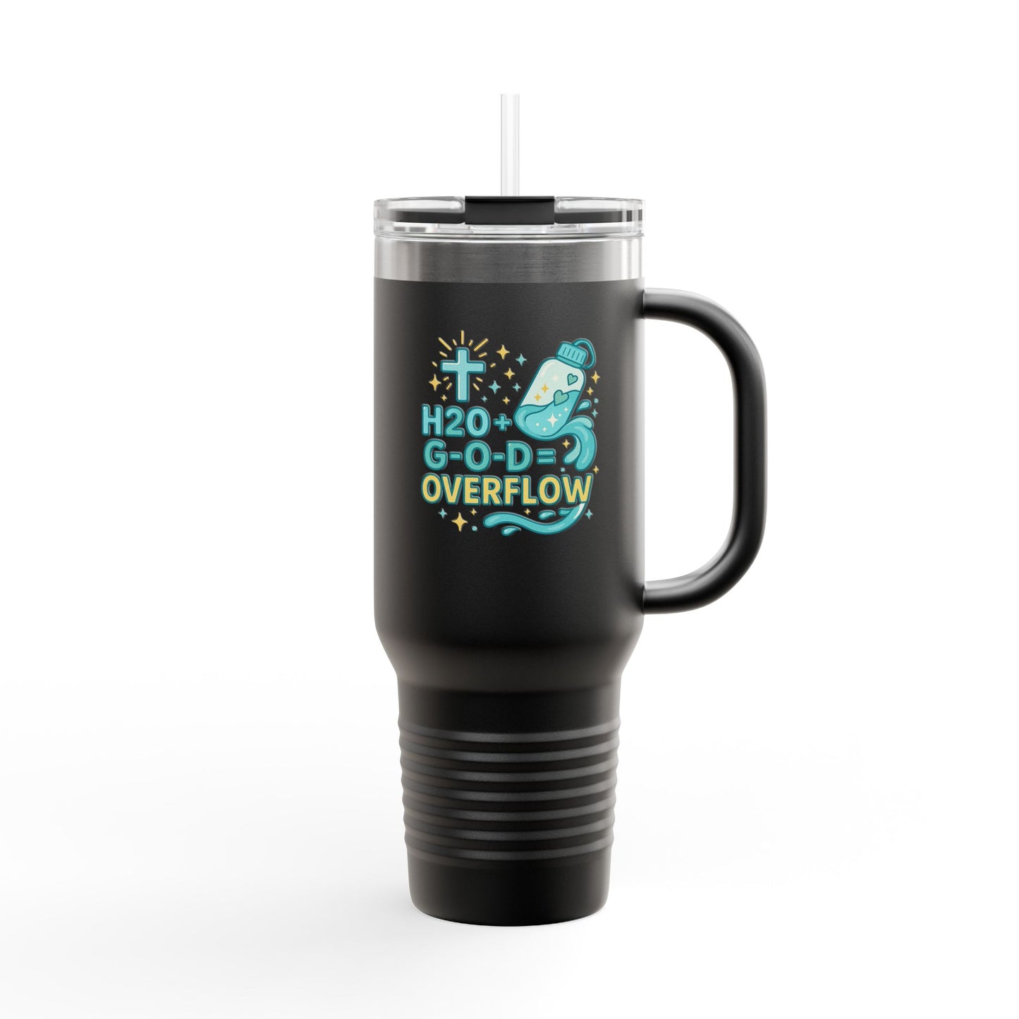 Faith-Inspired Insulated Travel Mug, 40oz - Perfect for Daily Hydration, Gifts, Church Events, and Outdoor Adventures