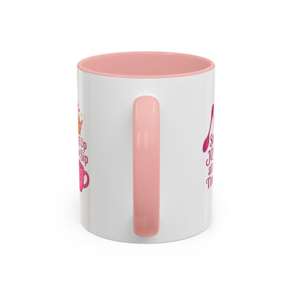 Joyful Accent Coffee Mug - 11/15oz, Colorful Sip Design, Perfect Gift for Coffee Lovers, Birthdays, Holidays, Housewarming