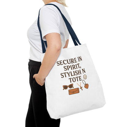 Stylish Tote Bag with Inspirational Quote | Eco-Friendly, Reusable, Perfect for Shopping, Gifts, and Everyday Use