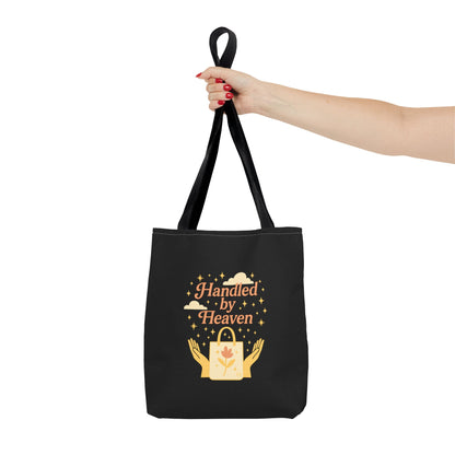 Heavenly Handled Tote Bag - Eco-Friendly Gift, Everyday Carry, Shopping Companion, Gift for Her, Travel Essential