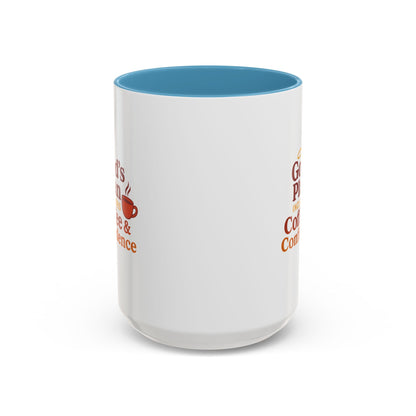God's Plan Coffee Mug - Inspirational Gift for Coffee Lovers, Unique Christian Mug, Motivational Kitchen Decor, Coffee & Confidence