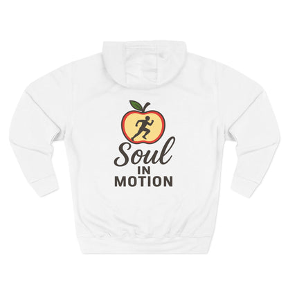 Soul in Motion Fleece Hoodie - Cozy Inspirational Pullover, Fitness Gift, Motivational Apparel, Gym Hoodie, Perfect for Active Lifestyles