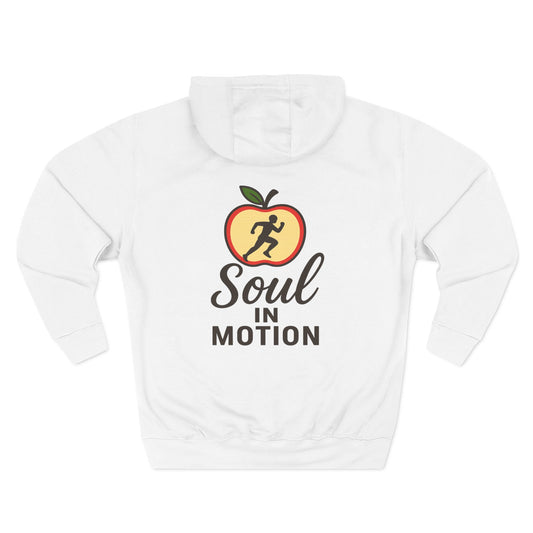 Soul in Motion Fleece Hoodie - Cozy Inspirational Pullover, Fitness Gift, Motivational Apparel, Gym Hoodie, Perfect for Active Lifestyles