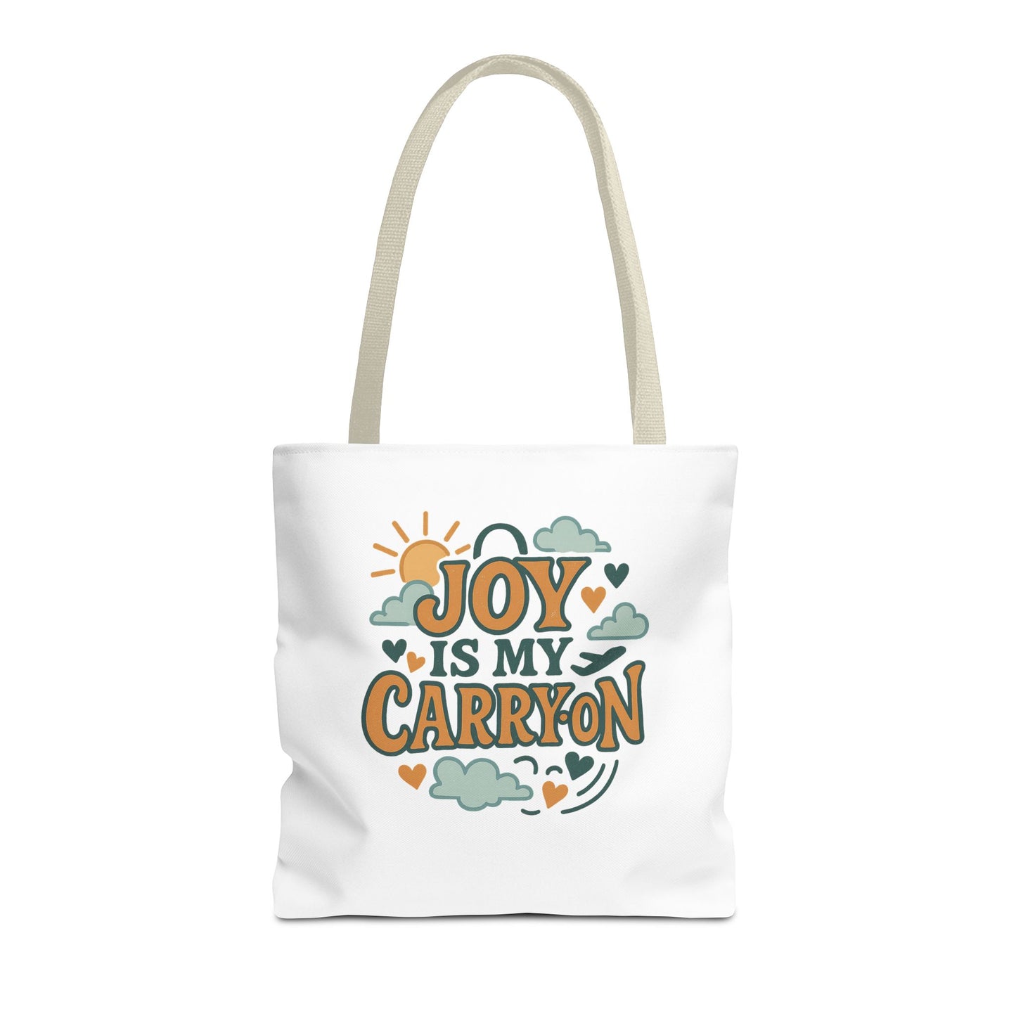 Joyful Carryall Tote Bag | Eco-Friendly Shopper | Perfect for Gifts, Organizing, Travel, Beach Days, and Everyday Errands