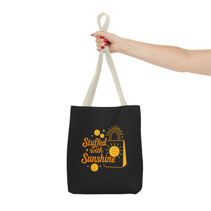 Sunshine Tote Bag Brighten Your Day  Reusable Shopping Bag  Beach Tote  Gift Idea for Friends  Summer Essentials