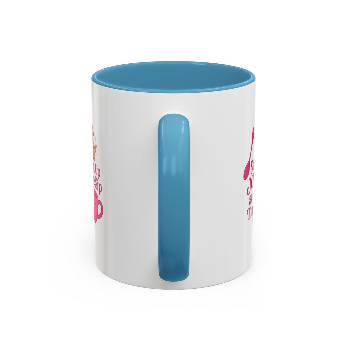Joyful Crown Accent Coffee Mug | Perfect for Birthdays, Gifts, Home Decor, Coffee Lovers, Daily Motivation