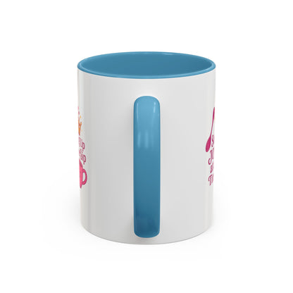 Joyful Crown Accent Coffee Mug | Perfect for Birthdays, Gifts, Home Decor, Coffee Lovers, Daily Motivation