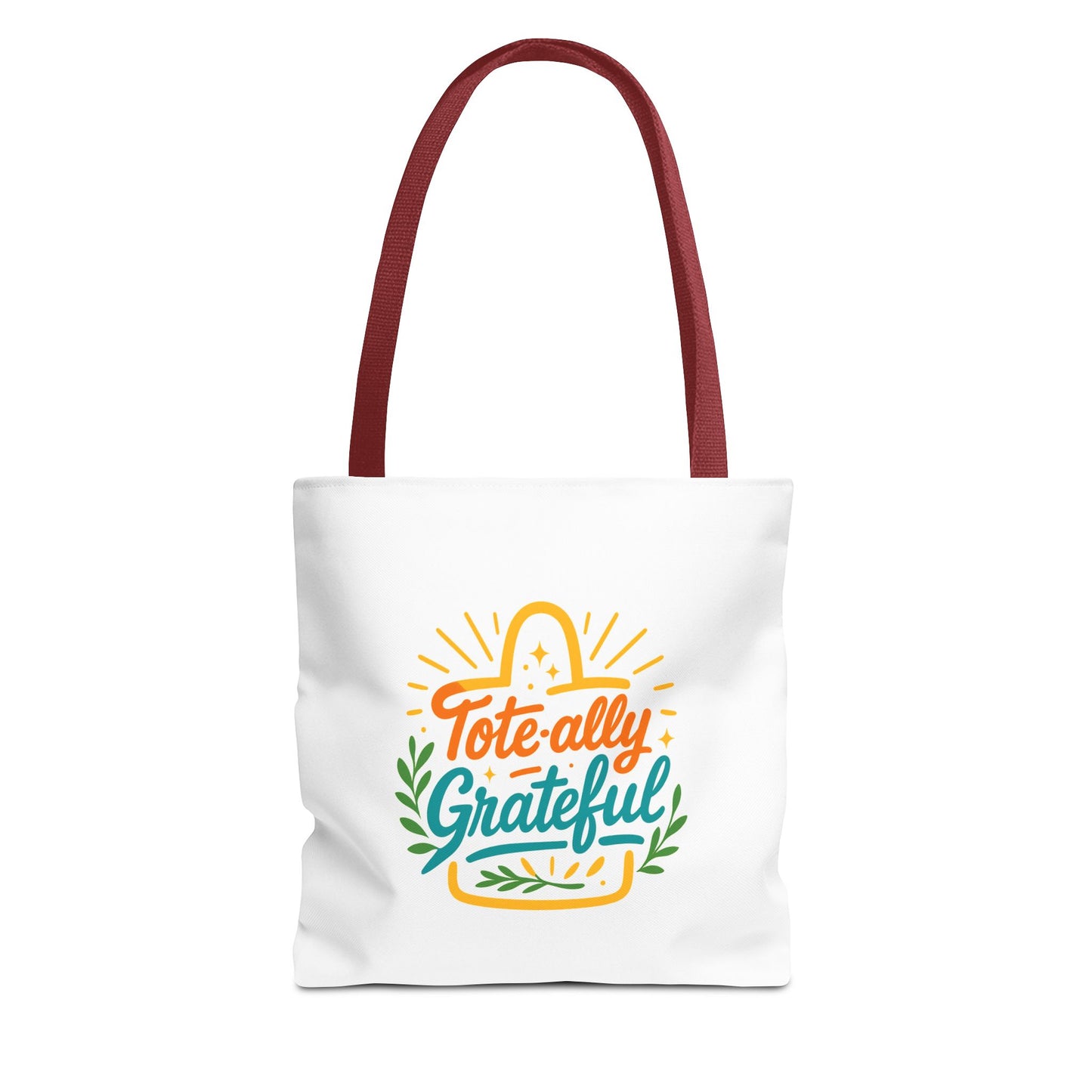 Grateful Tote Bag, Eco-Friendly Shopping Bag, Gift for Mom, Stylish Carry-All, Perfect for Summer Adventures
