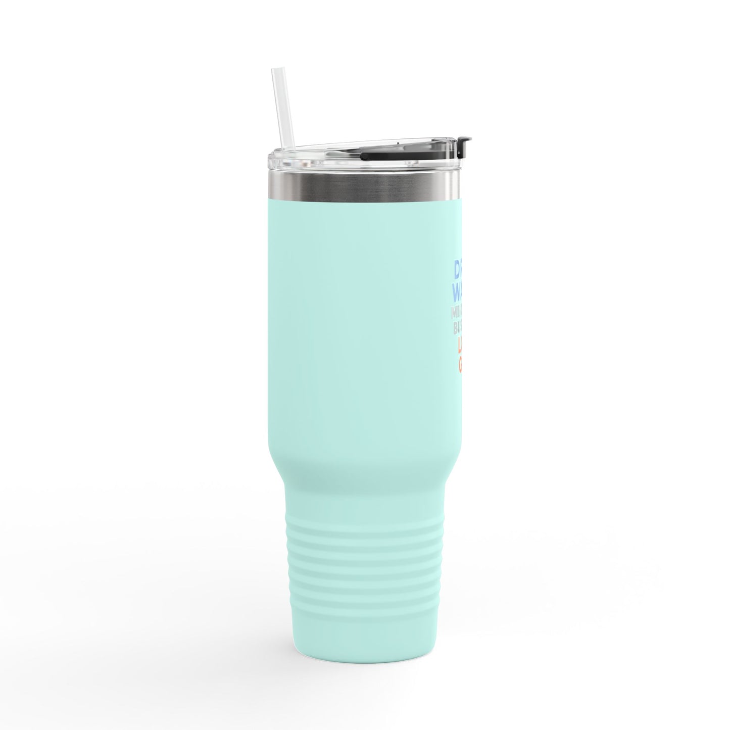 Drink Water - Insulated Travel Mug, 40oz - Motivational Drink Water Mug, Perfect for Coffee Lovers, Hydration Reminder, Gifts for Him/Her, Daily Use