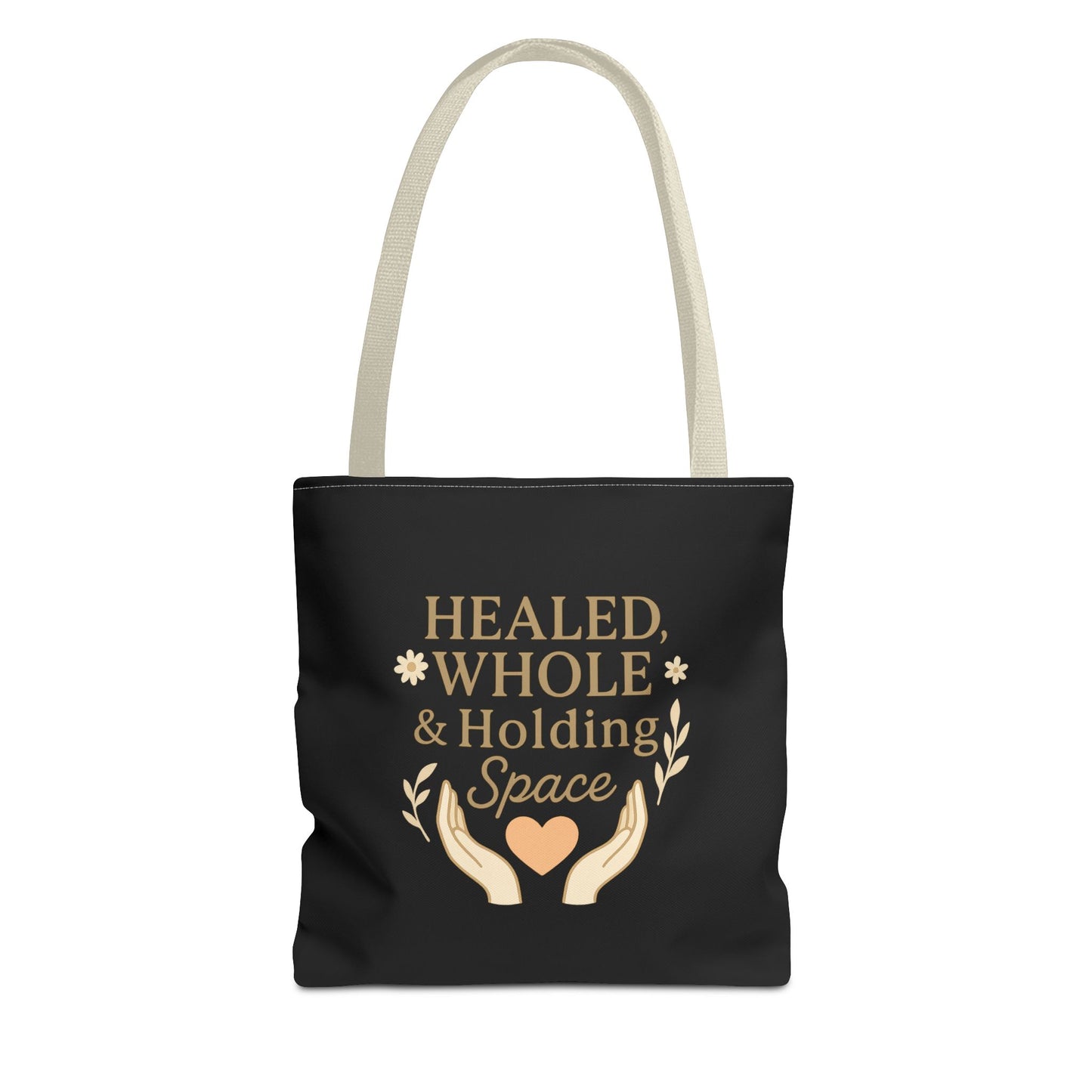 Spiritual Healing Tote Bag, Eco-Friendly Shopping Bag, Inspirational Gift, Reusable Market Tote, Mindfulness Carrier