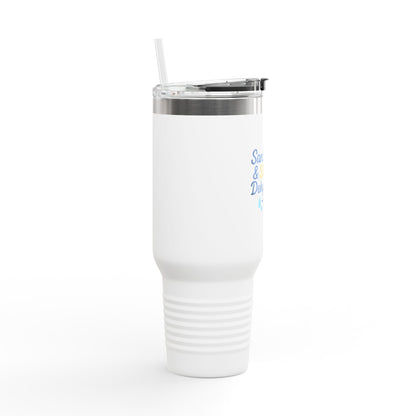 Sanctified & Slightly Dehydrated Insulated Travel Mug | 40oz Tumbler for Faith and Hydration | Perfect Gift for Christian Friends, [...]
