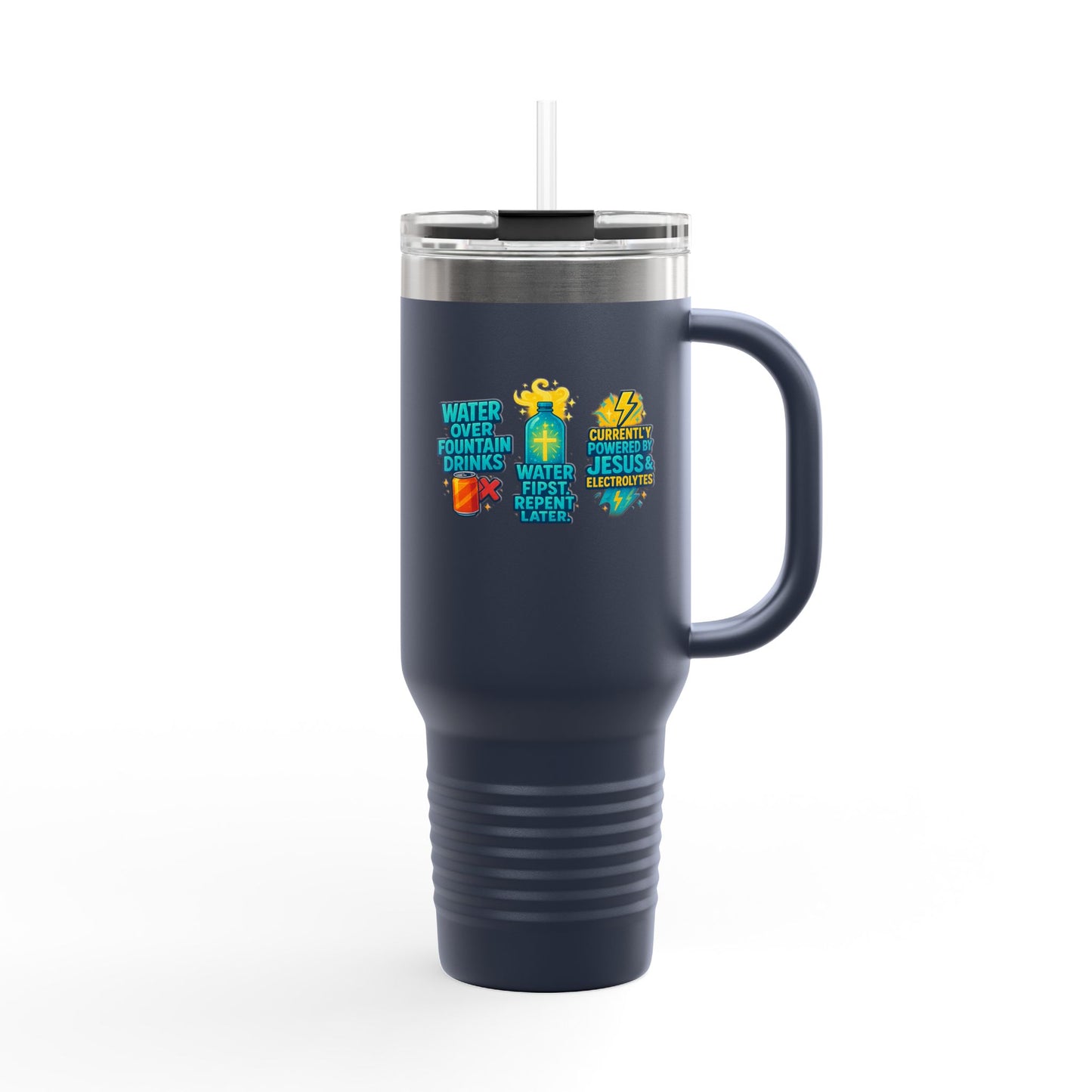 Insulated Travel Mug with Fun Designs, 40oz Water Bottle, Stylish Thermal Cup, Unique Drinkware for Outdoor Adventures, Perfect Gift [...]