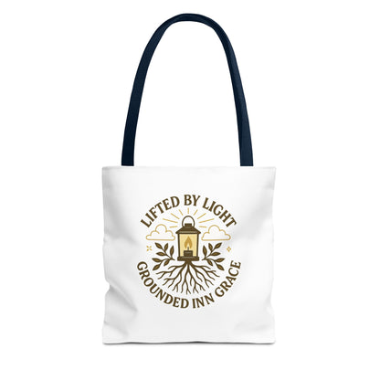 Grounded by Grace Tote Bag, Inspirational Gift, Eco-Friendly Shopping Tote, Spiritual Tote, Unique Artwork, Motivational Bag, Everyday [...]