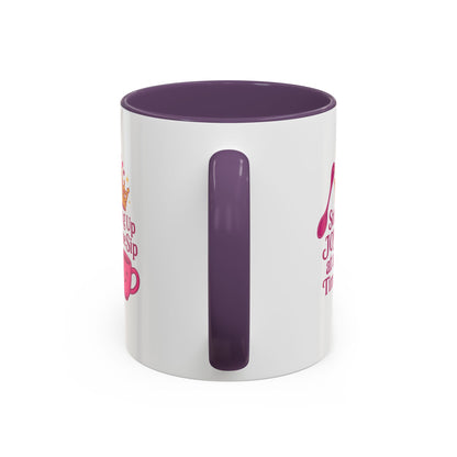 Joyful Accent Coffee Mug - 11/15oz, Colorful Sip Design, Perfect Gift for Coffee Lovers, Birthdays, Holidays, Housewarming