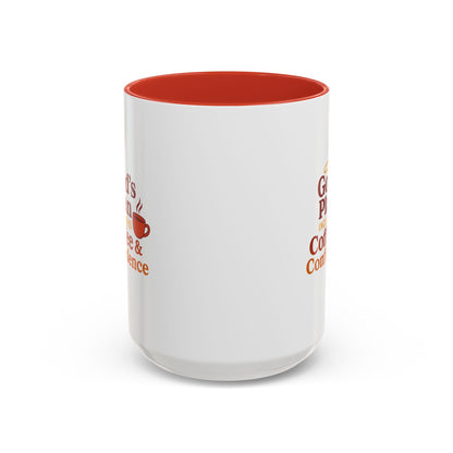 God's Plan Coffee Mug - Inspirational Gift for Coffee Lovers, Unique Christian Mug, Motivational Kitchen Decor, Coffee & Confidence
