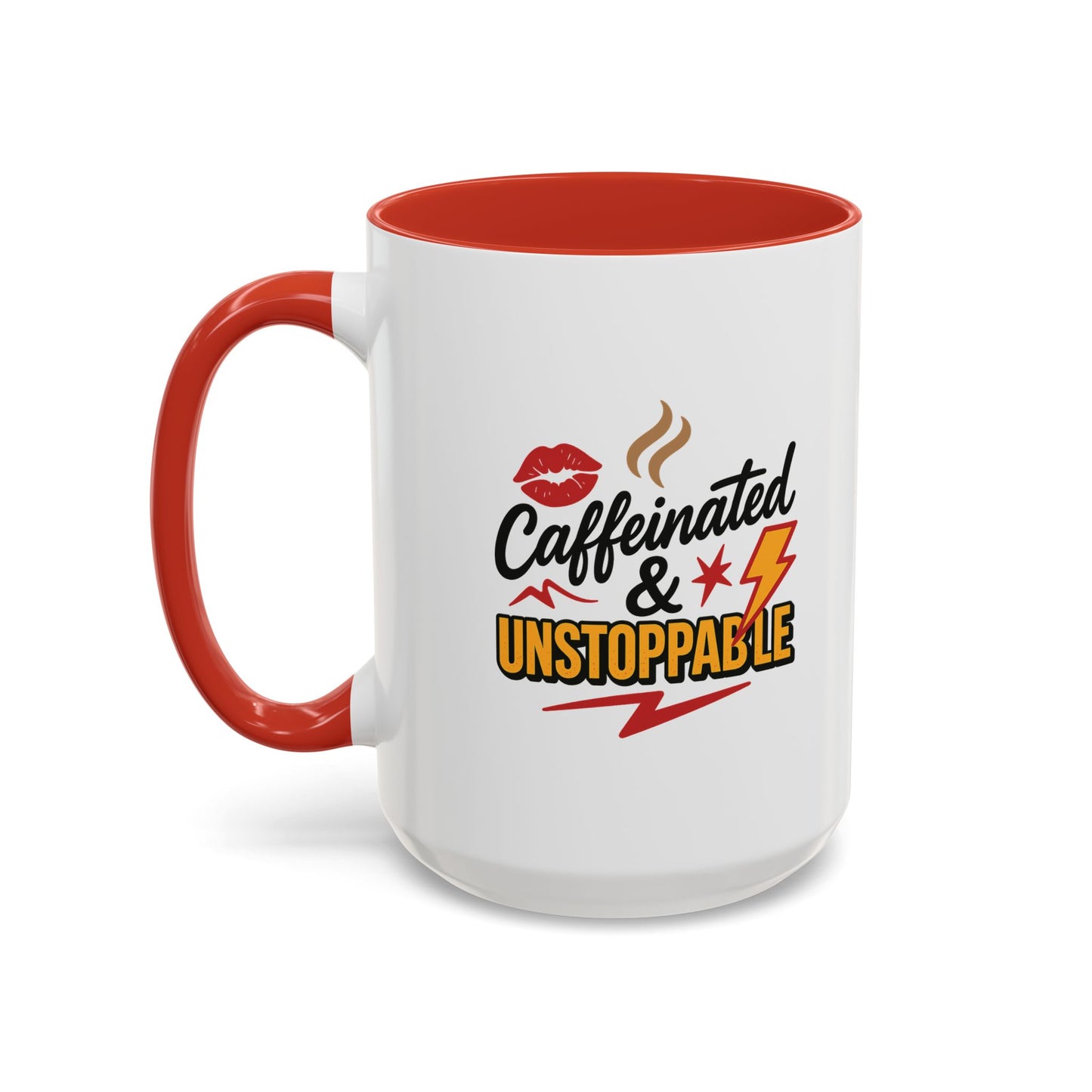Caffeinated & Unstoppable Coffee Mug - Fun Gift for Coffee Lovers, Cute Office Decor, Motivational Drinkware, Perfect for Birthdays, [...]