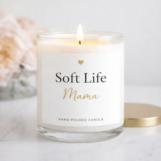 Soft Life Mama Candle – Luxury Relaxing Candle for Mom | Mother’s Day Self-Care Gift