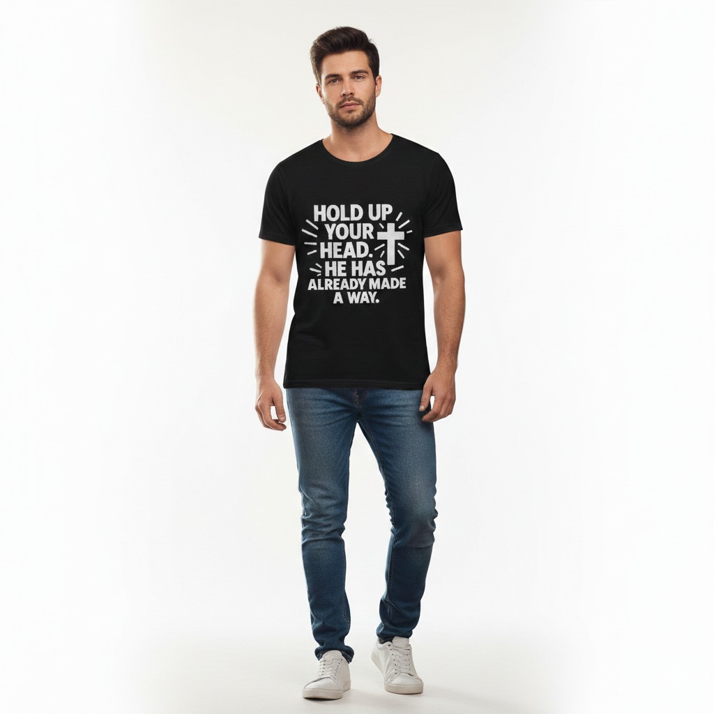 Hold Your Head High Christian Faith T-Shirt