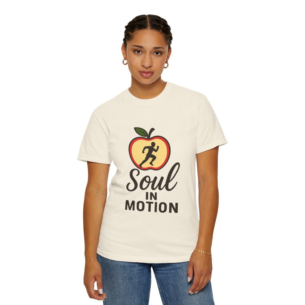 Soul in Motion Unisex Garment-Dyed T-Shirt - Motivational Running Tee - Image 12