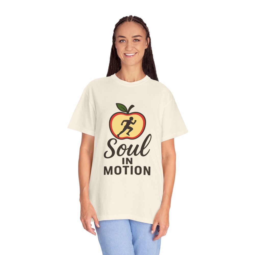 Soul in Motion Unisex Garment-Dyed T-Shirt - Motivational Running Tee - Image 10