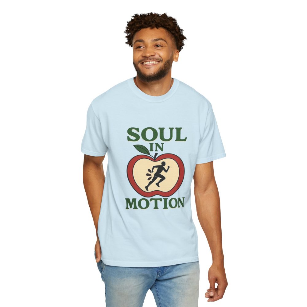 Soul in Motion Unisex Garment-Dyed T-Shirt - Inspirational Activewear - Image 4