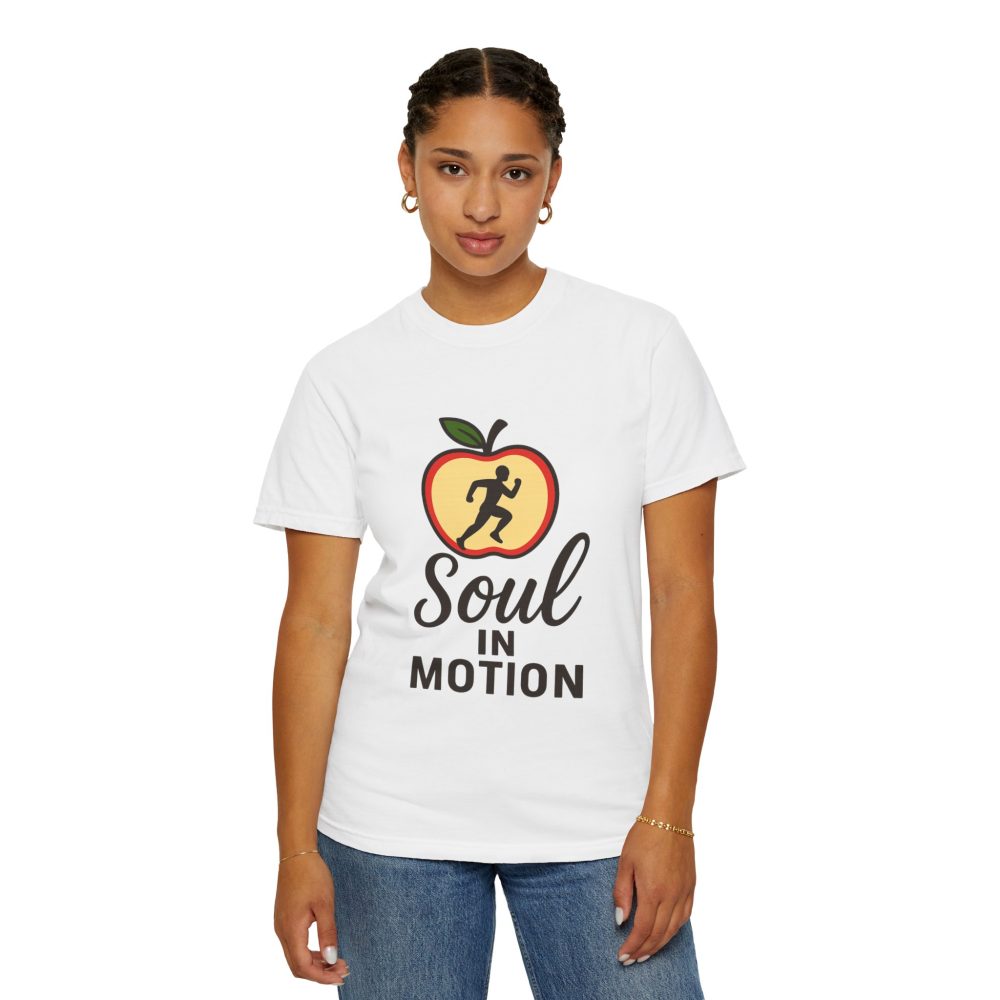 Soul in Motion Unisex Garment-Dyed T-Shirt - Motivational Running Tee - Image 8