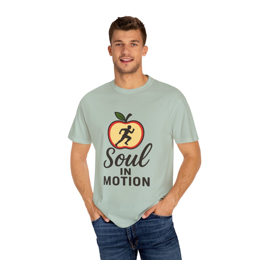 Soul in Motion Unisex Garment-Dyed T-Shirt - Motivational Running Tee - Image 13