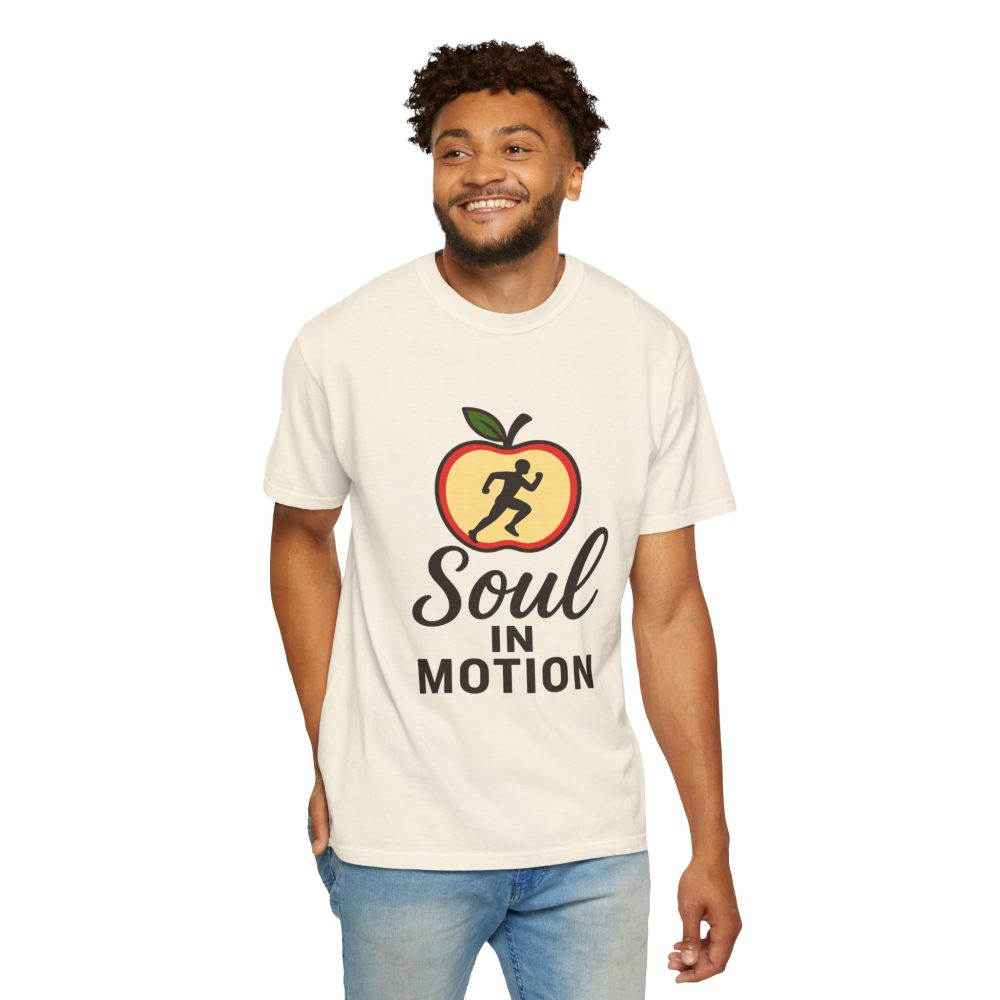 Soul in Motion Unisex Garment-Dyed T-Shirt - Motivational Running Tee - Image 11