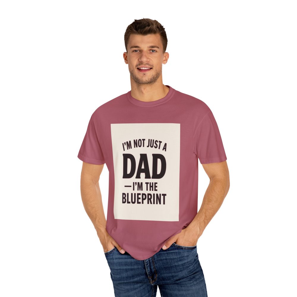 I'm the Blueprint Dad T-Shirt - Unisex Garment-Dyed, Perfect for Father's Day & Everyday Wear - Image 17