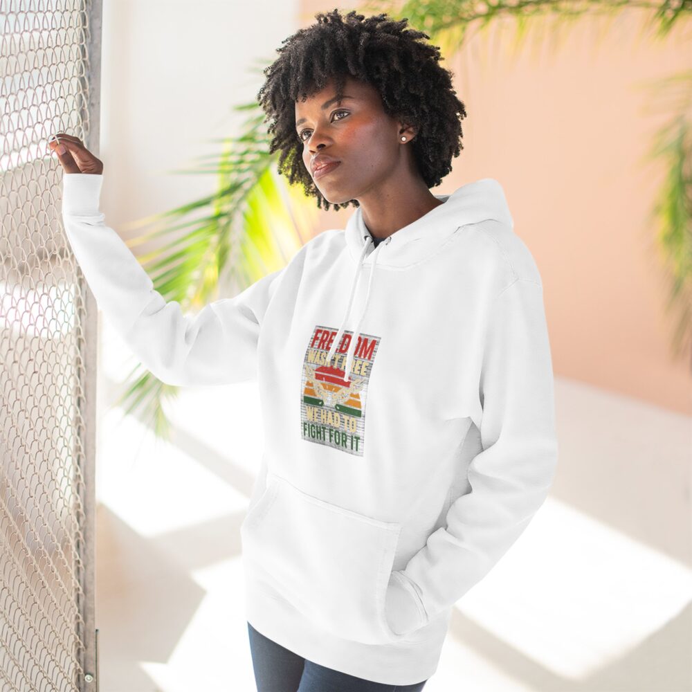 Freedom Fight Fleece Hoodie - Cozy Protest Wear, Empowerment Gift, Social Justice Apparel, Unisex Hoodie, Activist Fashion - Image 2