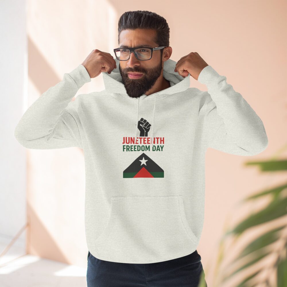 Juneteenth Celebration Hoodie, Black History Month Gift, Fleece Sweatshirt, Freedom Day Apparel, Comfortable Everyday Wear - Image 7