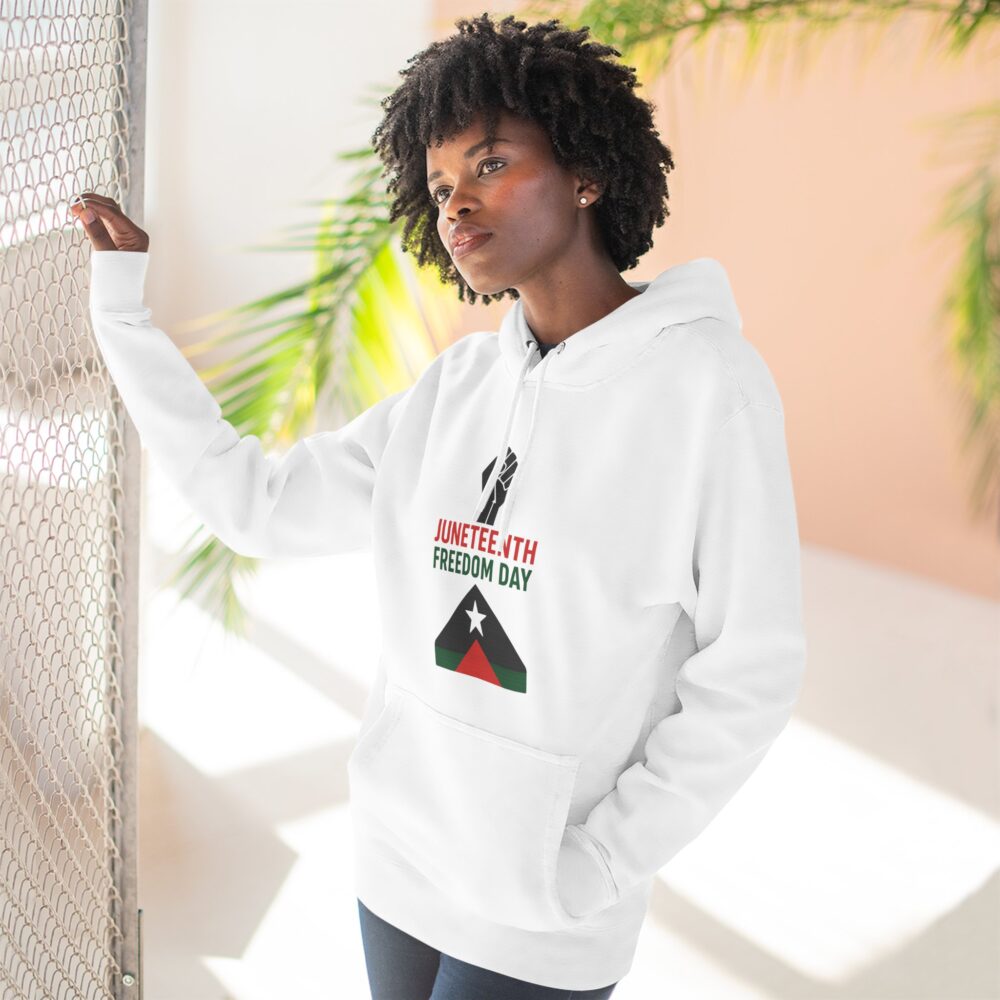 Juneteenth Celebration Hoodie, Black History Month Gift, Fleece Sweatshirt, Freedom Day Apparel, Comfortable Everyday Wear - Image 2