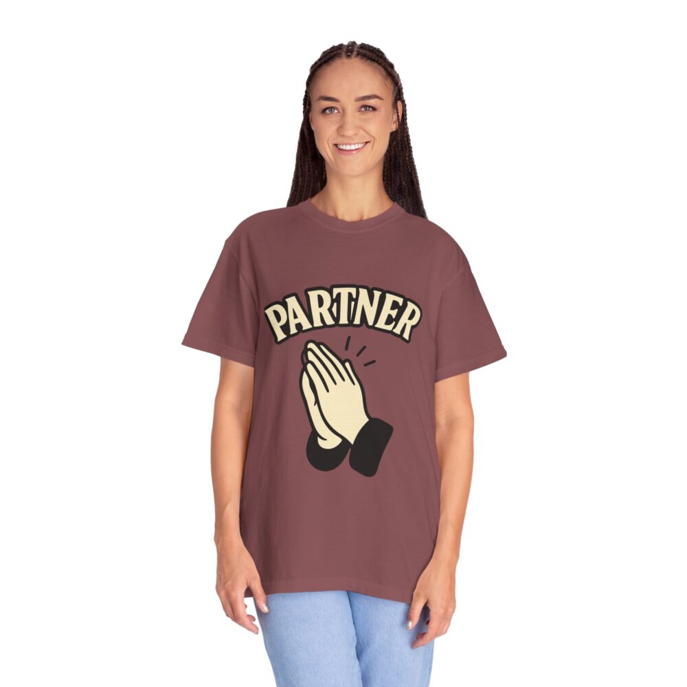 Partner Graphic Tee, Unisex T-Shirt, Couples Gift, Relationship Apparel, Casual Streetwear, Cute Partner Shirt - Image 2