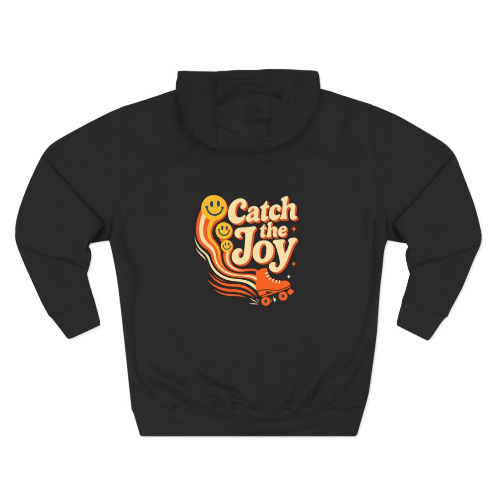 Cozy Graphic Hoodie, Catch the Joy Fleece Sweatshirt, Unisex Apparel, Gift for Friends, Perfect for Fall, Casual Wear - Image 6