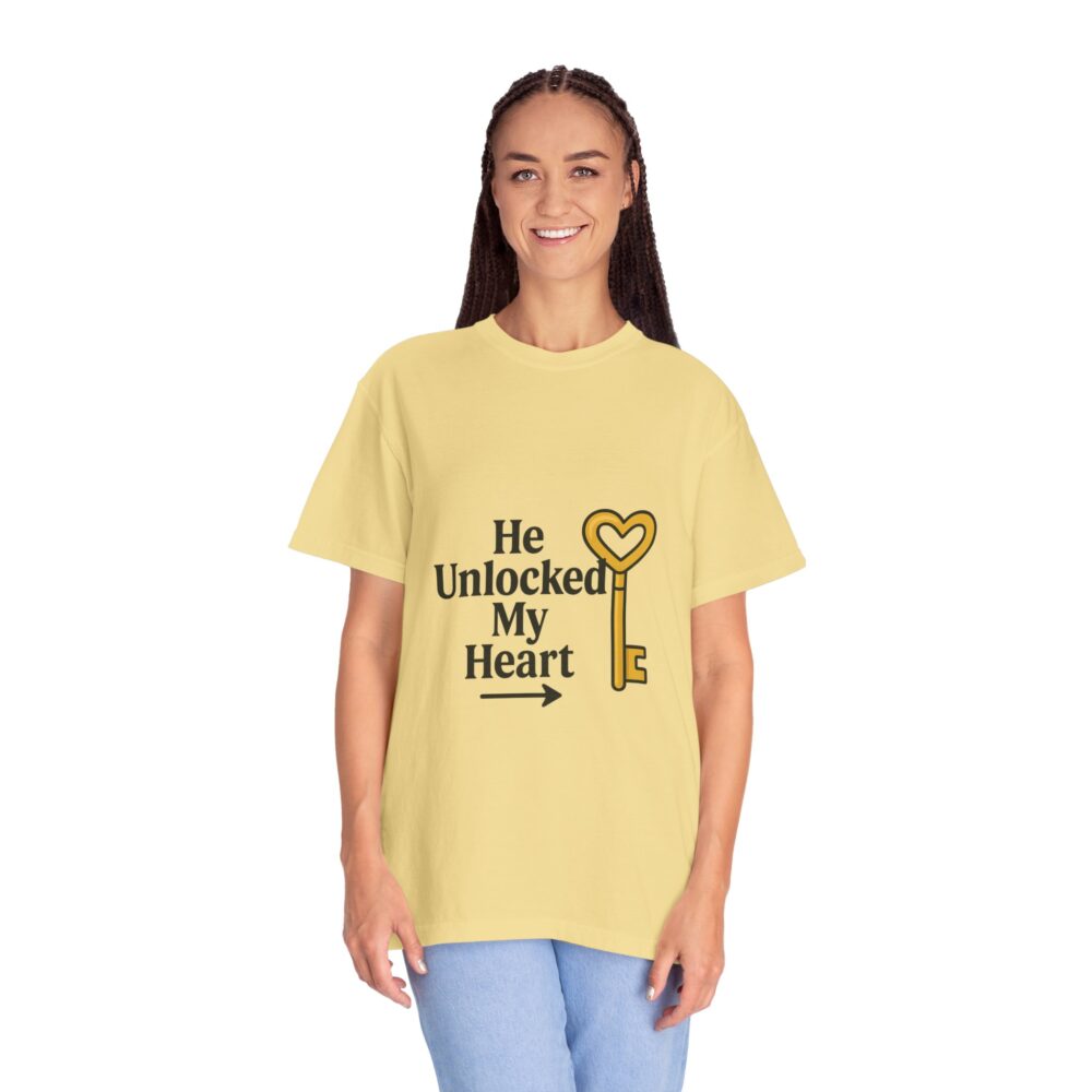 Heart Unlock T-Shirt | Love Gift, Funny Couple Tee, Valentine's Day, Anniversary, Cute Graphic Shirt - Image 3