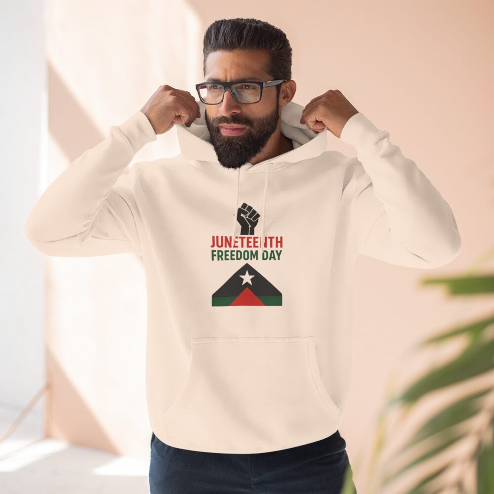 Juneteenth Celebration Hoodie, Black History Month Gift, Fleece Sweatshirt, Freedom Day Apparel, Comfortable Everyday Wear - Image 5