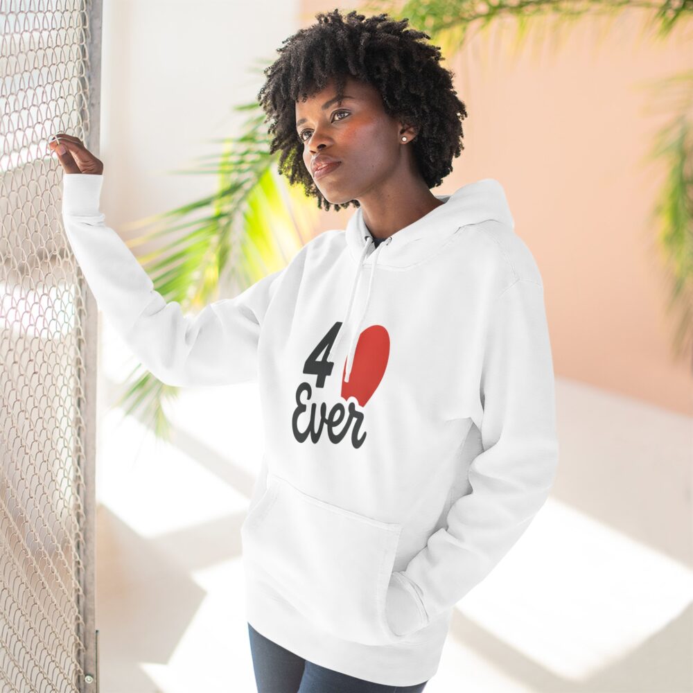 Forever Love Hoodie, Gift for Anniversary, Birthday Celebration, Cozy Fleece Sweatshirt, Couples Matching Outfits, Soft Casual Wear
