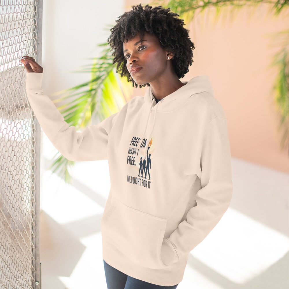 Empowering Freedom Hoodie - Inspirational Apparel for Activists, Gifts for Patriotic Celebrations, Powerful Statement Piece, Comfort [...] - Image 6