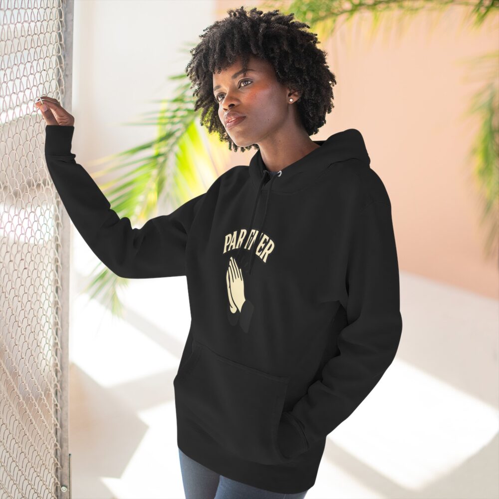 Praying Hands Partner Hoodie, Cute Couple Sweatshirt, Appreciation Gift, Valentine's Day, Cozy Unisex Fleece, Relationship Apparel