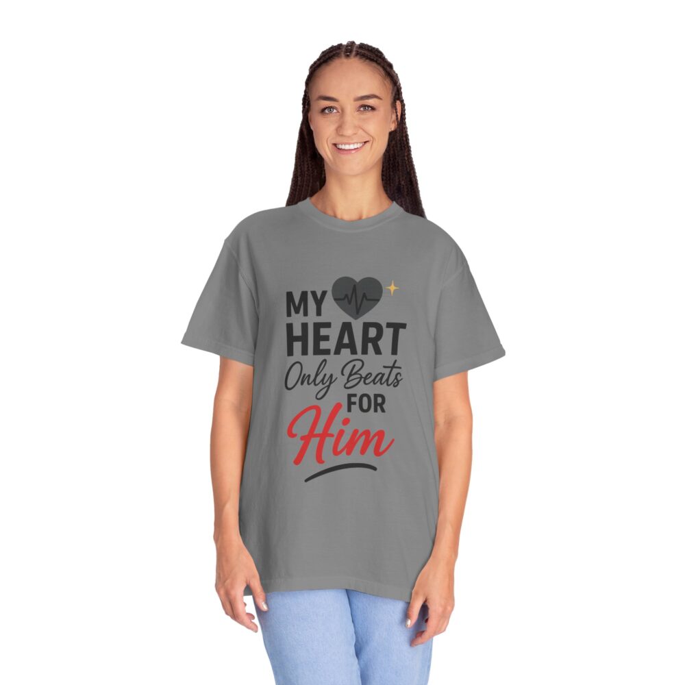Heartfelt Unisex T-shirt for Him, Creative Gift for Boyfriend, Anniversary, Valentine's Day, Casual Wear, Love Expressions - Image 2