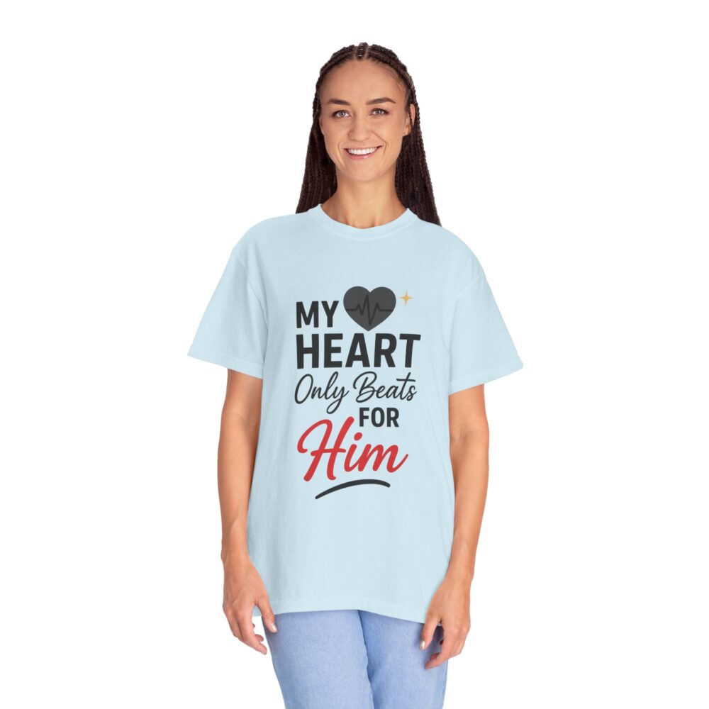 Heartfelt Unisex T-shirt for Him, Creative Gift for Boyfriend, Anniversary, Valentine's Day, Casual Wear, Love Expressions - Image 4
