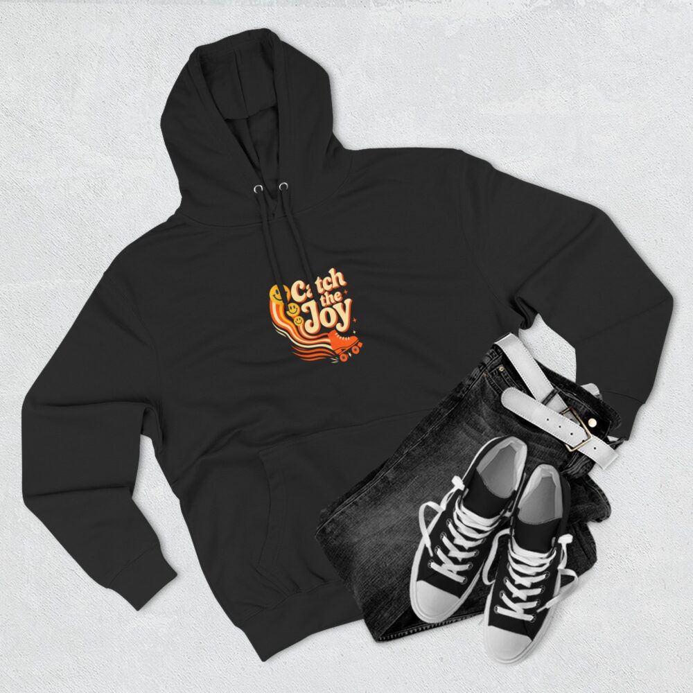Cozy Graphic Hoodie, Catch the Joy Fleece Sweatshirt, Unisex Apparel, Gift for Friends, Perfect for Fall, Casual Wear - Image 7