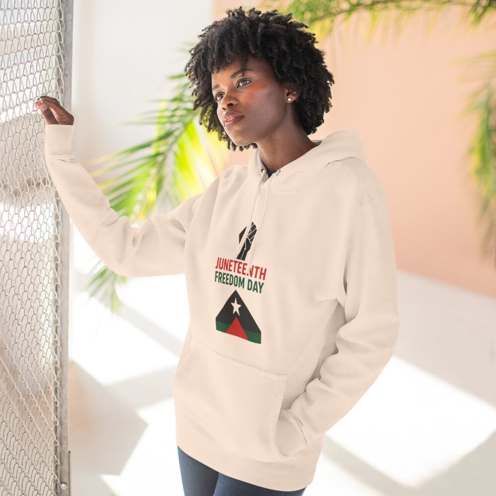 Juneteenth Celebration Hoodie, Black History Month Gift, Fleece Sweatshirt, Freedom Day Apparel, Comfortable Everyday Wear - Image 6
